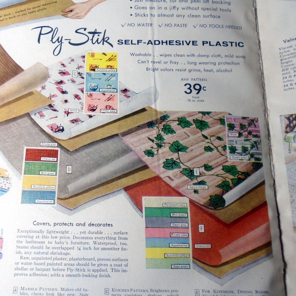Vintage Sears Catalog 1956 Fall Winter - Picture 4 of 11